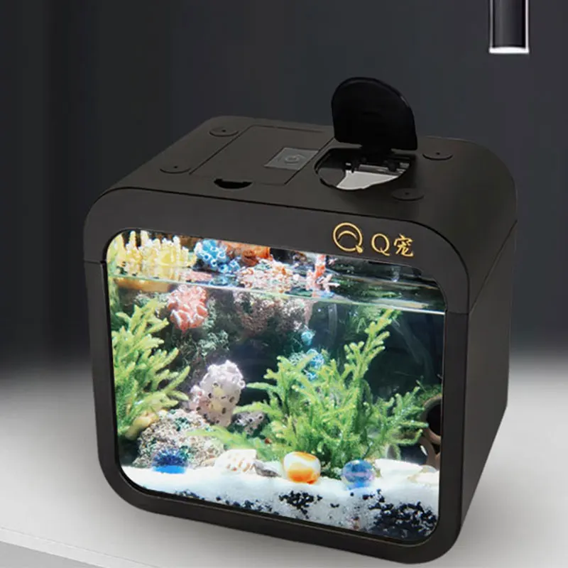 Marine Aquarium All In One - Desktop Transparent Acrylic Fish Tank Plastic