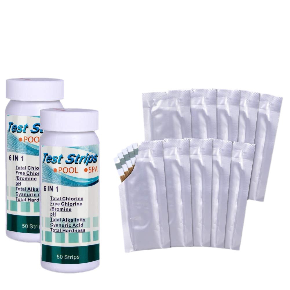 6 in 1 Pool Water Test Strips, - Marine Aquarium Water Testing recension och pris