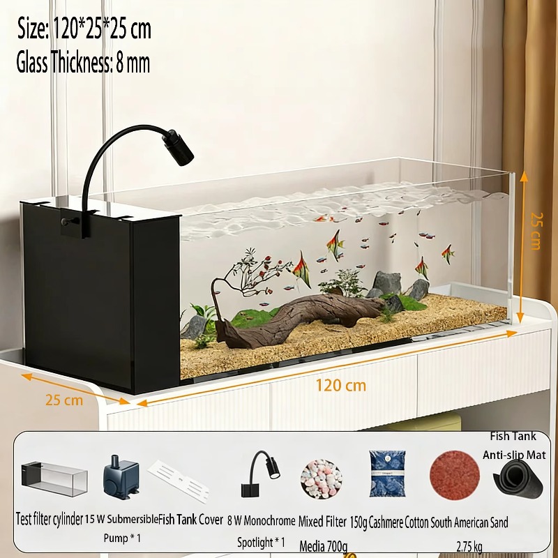 Fish Tank with Integrated Filt - Marine Aquarium All In One recension och pris