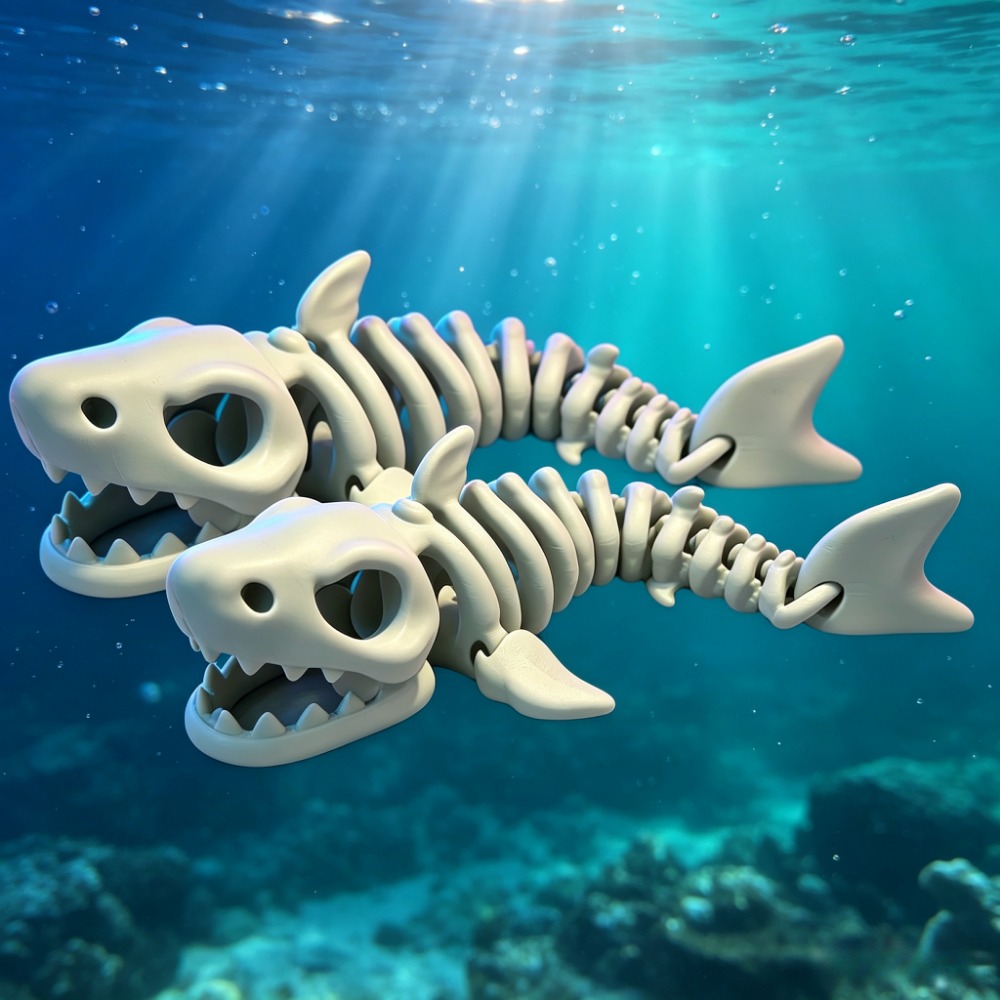 Shark Skeleton Aquarium Decor  - Marine Aquarium All In One recension och pris