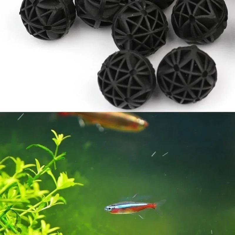 50Pcs 16mm Aquarium Bio Filter - Marine Aquarium Filter Media recension och pris