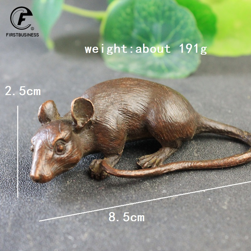 Heavy Brass BIG Rat Mouse Figu - Marine Aquarium All In One recension och pris