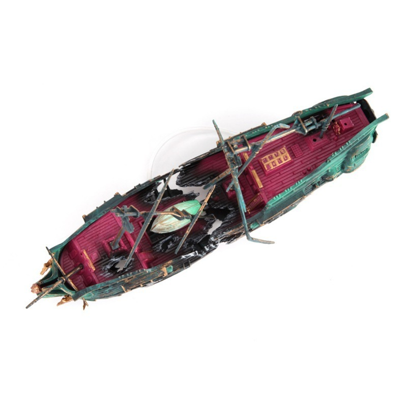 Large Aquarium Decoration Boat - Aquarium Marina recension och pris