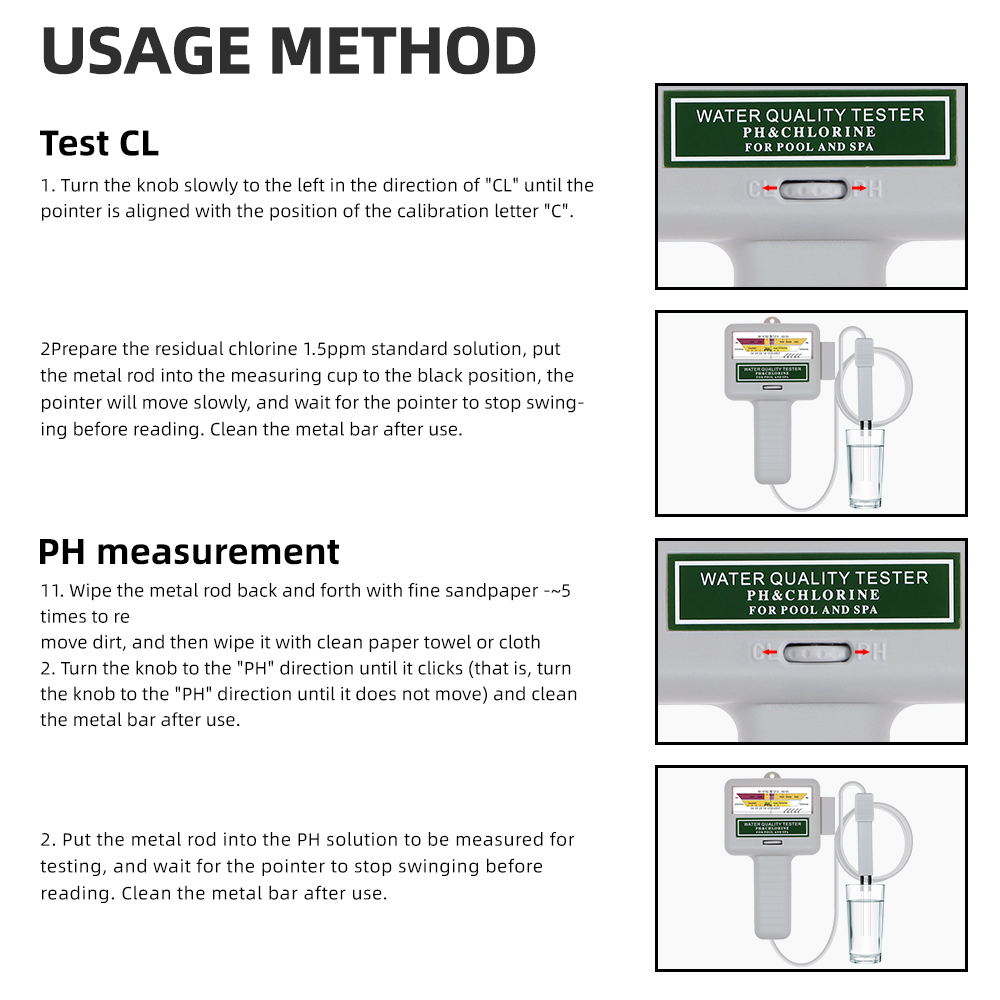 2 in 1 PH Chlorine Meter Teste - Marine Aquarium Water Testing recension och pris
