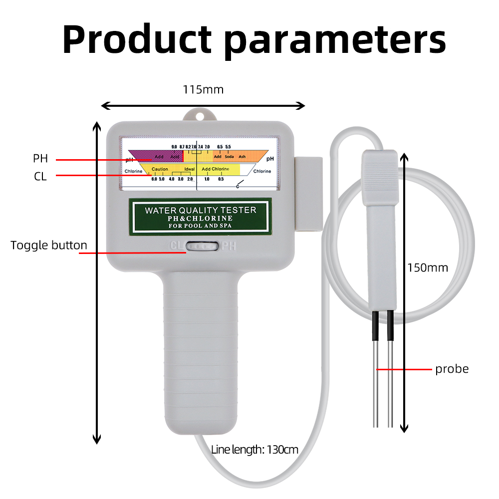 2 in 1 PH Chlorine Meter Teste - Marine Aquarium Water Testing recension och pris