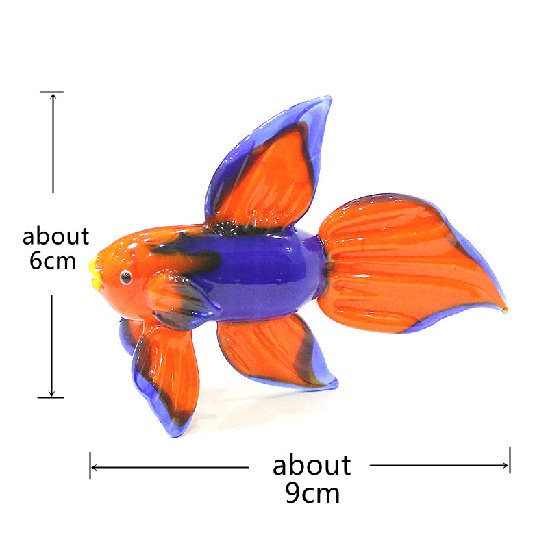 Orange Murano Glass Tropical F - Marine Aquarium Live recension och pris