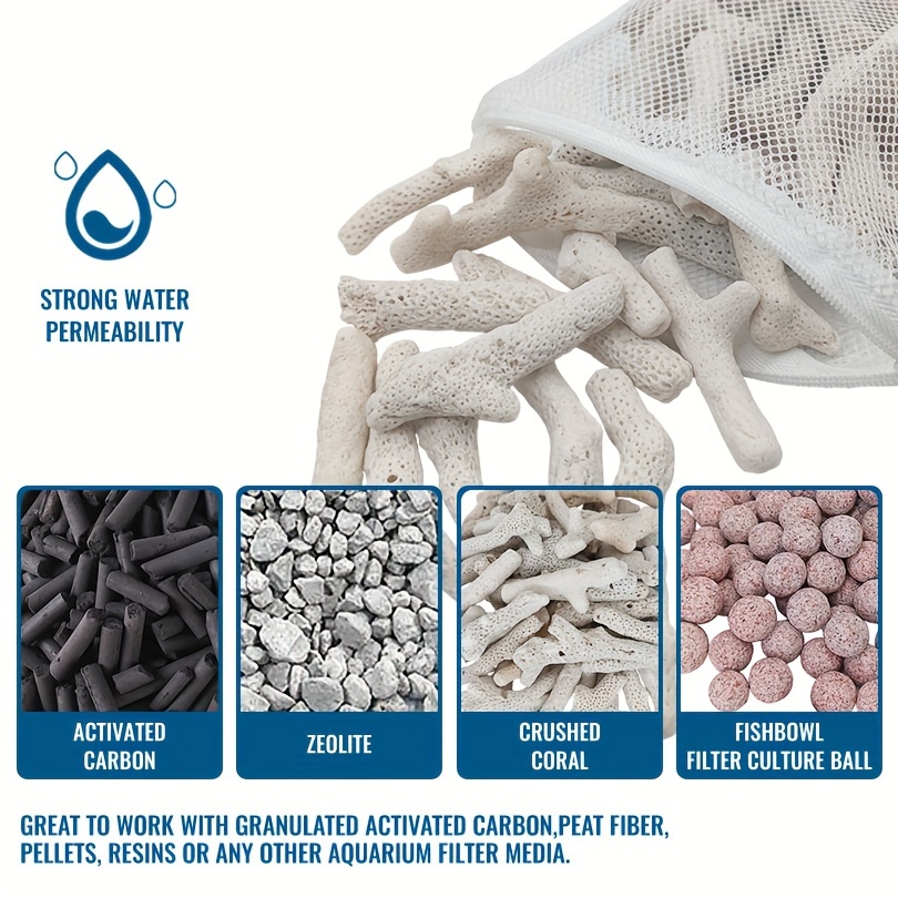 Reusable Zipper Filter Media B - Marine Aquarium Filter Media recension och pris