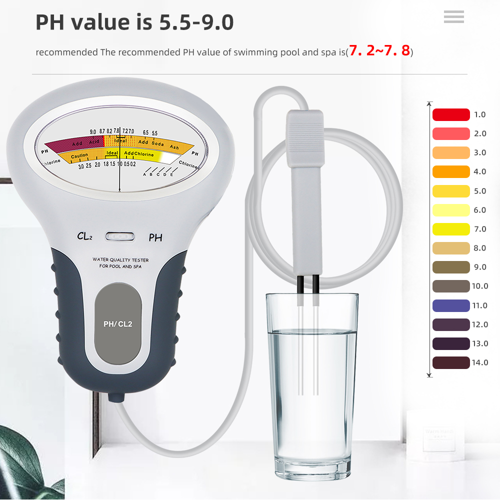 2 In 1 Chlorine Detector PH &  - Marine Aquarium Water Testing recension och pris