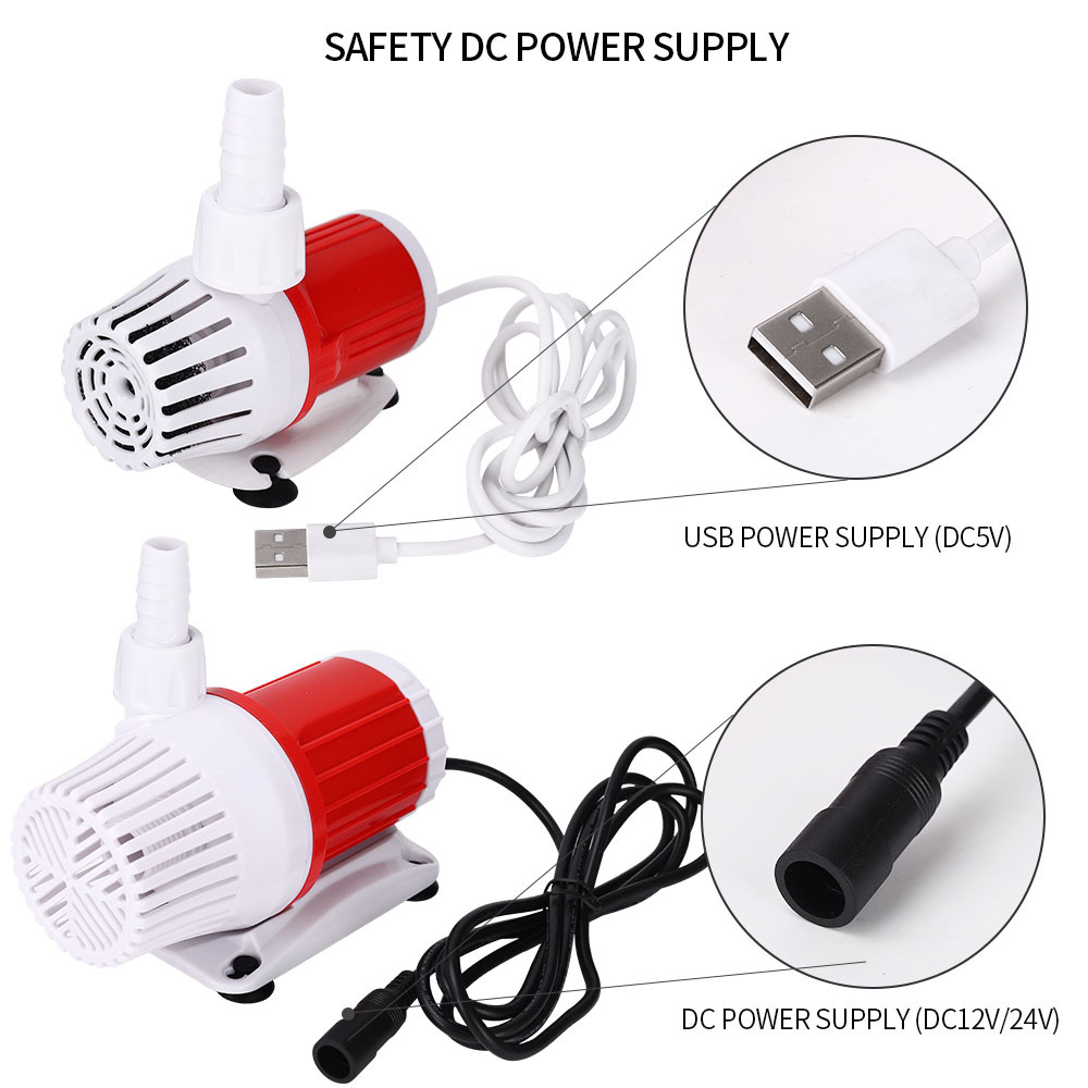 Silent Submersible Pump Fish T - Marine Aquarium Live recension och pris