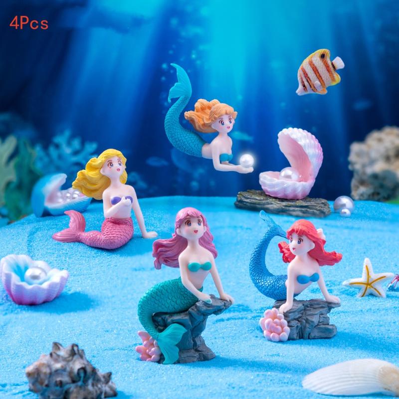 4Pcs Plastic Fish Tank Little  - Marine Aquarium All In One recension och pris