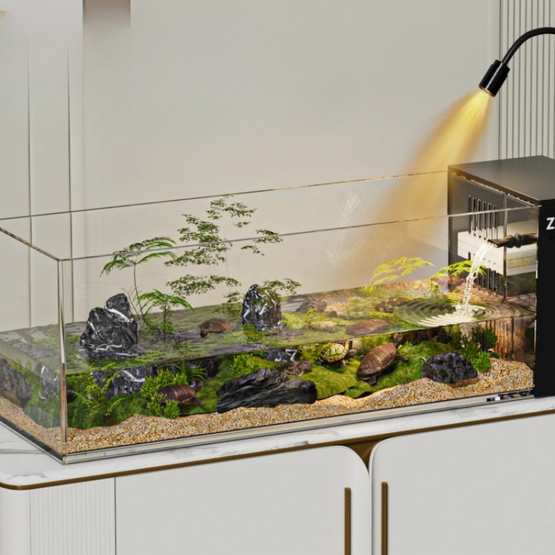 ‌Turtle Aquarium Tank - Fish & - Marine Aquarium All In One recension och pris