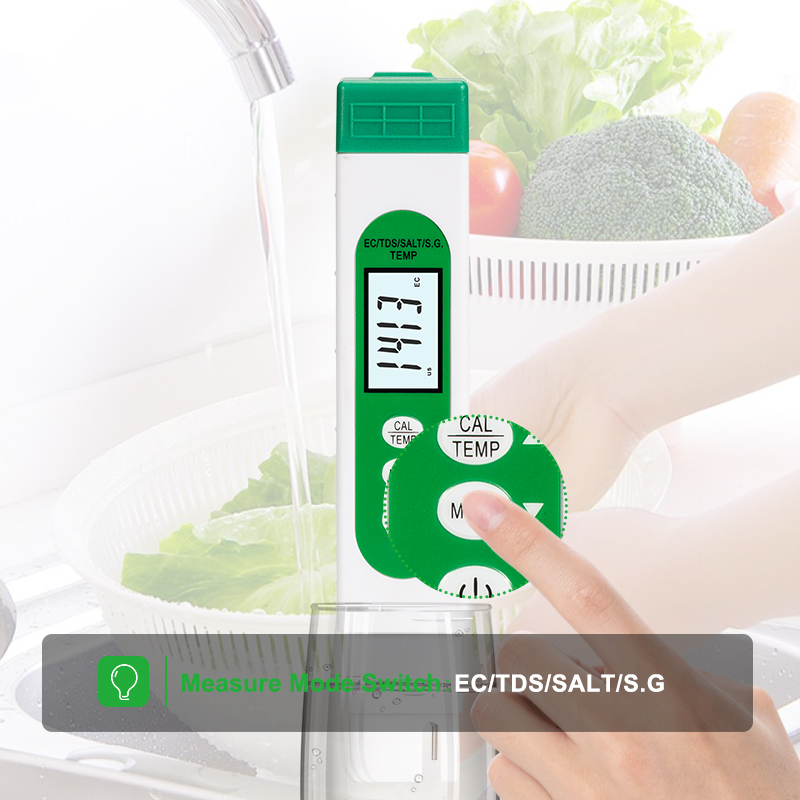 5 in 1 TDS EC SALT S.G TEMP Wa - Marine Aquarium Water Testing recension och pris
