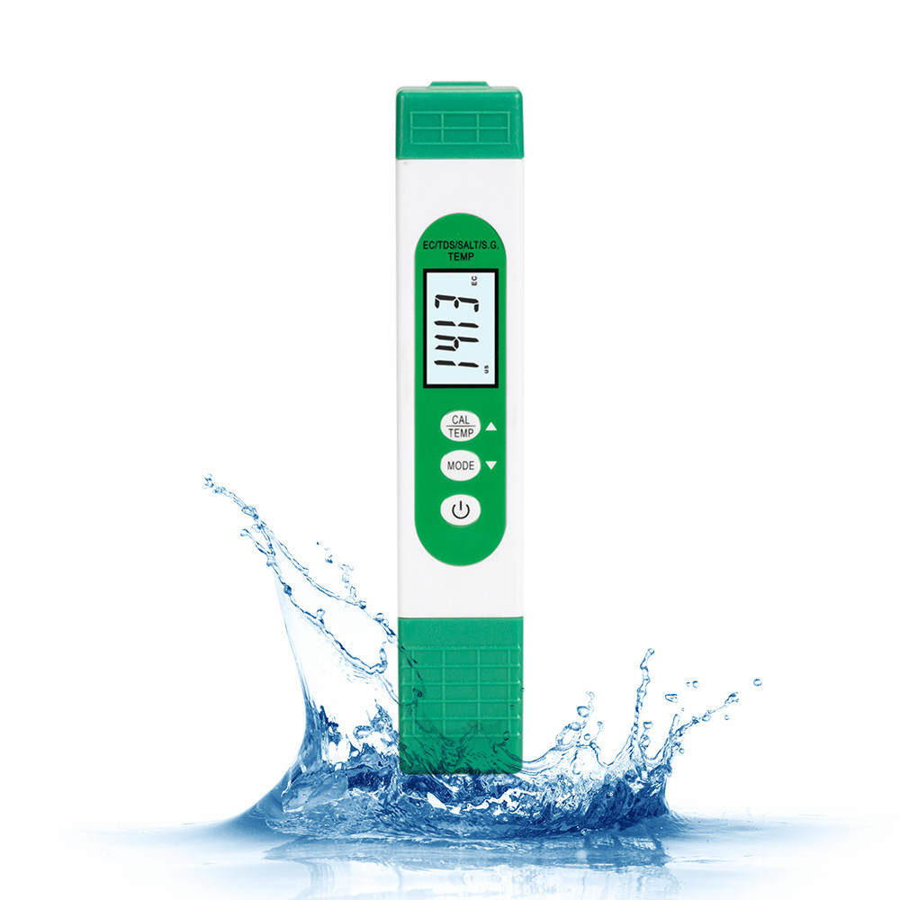 5 in 1 TDS EC SALT S.G TEMP Wa - Marine Aquarium Water Testing recension och pris