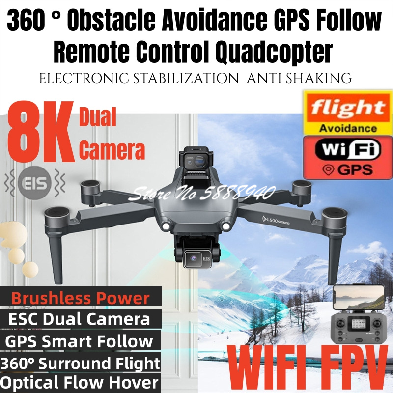 360 ° Obstacle Avoidance GPS S - Overflow Box Dual recension och pris