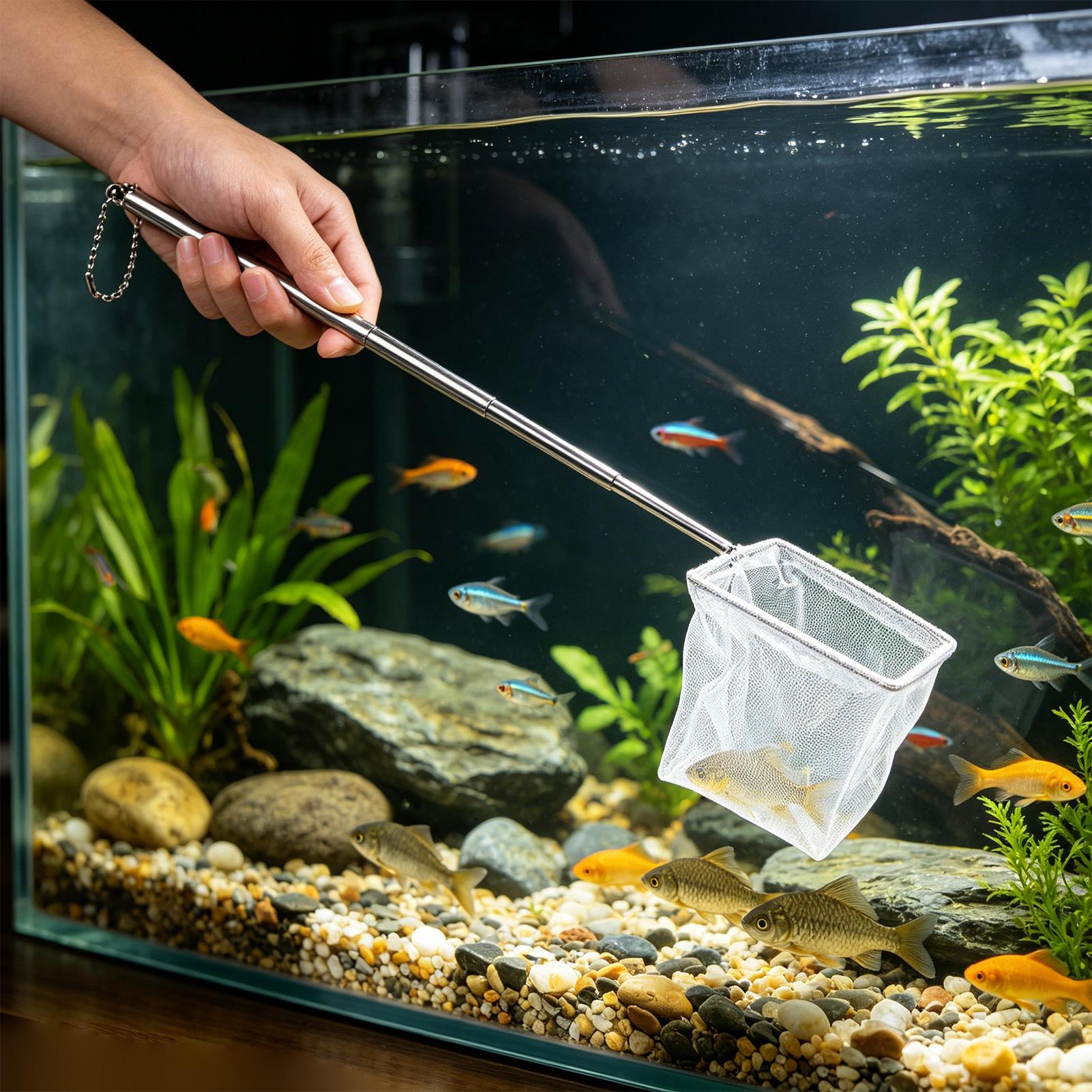 2pcs Small Fish Net Telescopic - Aquarium Marina recension och pris