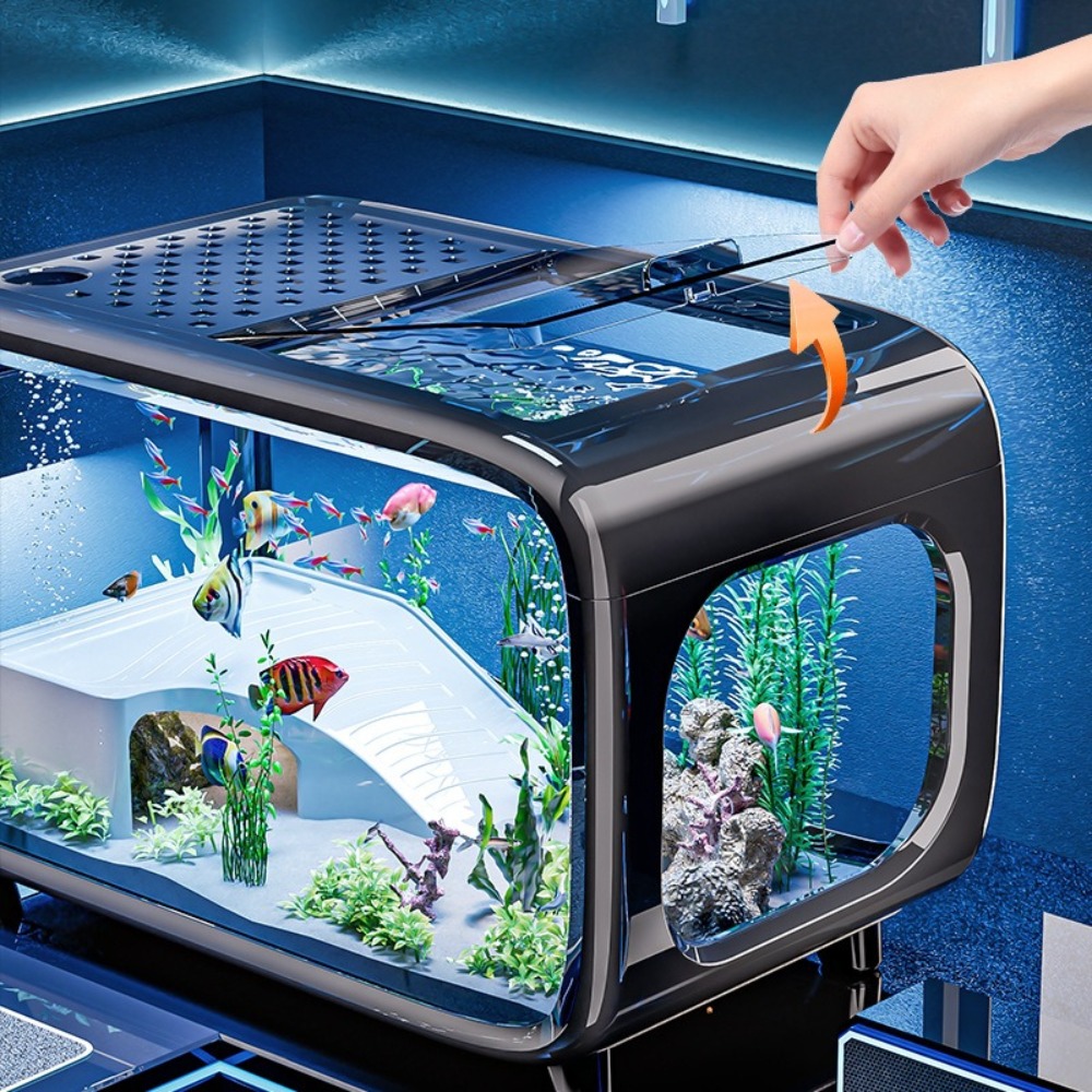 Transparent Luxury Fish Tank D - Marine Aquarium Live recension och pris