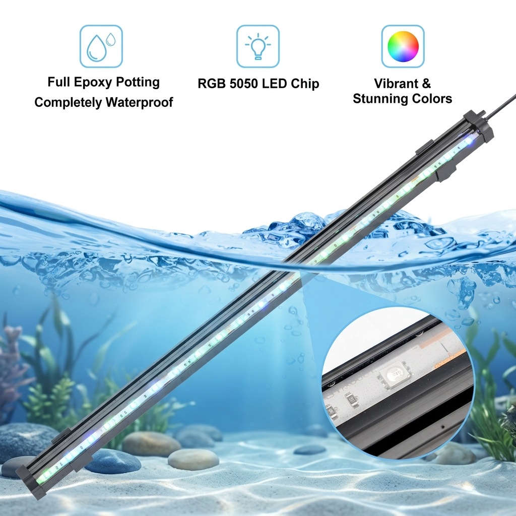 USB LED Aquarium Air Bubble Li - Marine Aquarium Led recension och pris