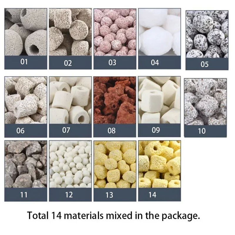 250g 500g 1000g 14 Types Aquar - Marine Aquarium Filter Media recension och pris