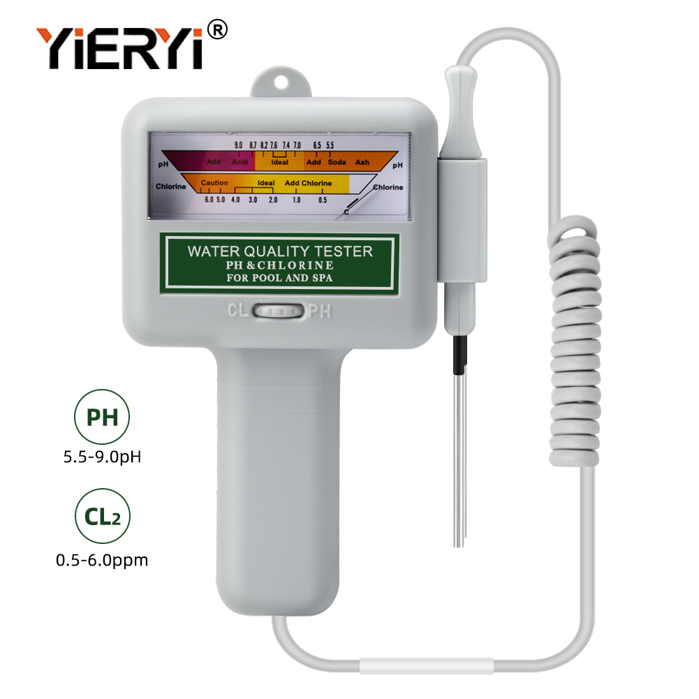 Yieryi 2 In 1 PH & CL2 Meter S - Marine Aquarium Water Testing recension och pris